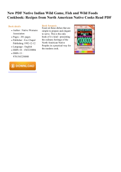 New PDF Native Indian Wild Game, Fish and Wild