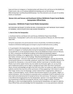 Denver Arts and Venues and Southwest Airlines McNichols Project