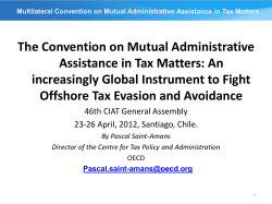Multilateral Convention on Mutual Administrative Assistance