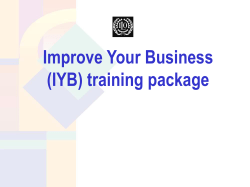 Introduction to IYB package 03