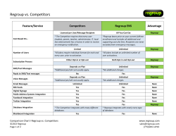 Regroup vs. Competitors - Regroup Mass Notification