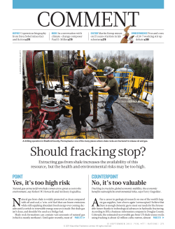 Should fracking stop?