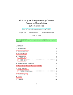 Multi-Agent Programming Contest Scenario Description (2013 Edition)