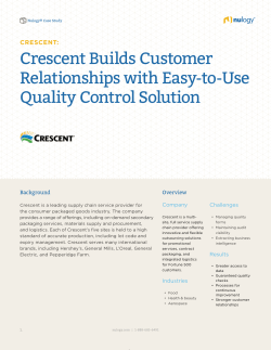 Crescent Builds Customer Relationships with Easy-to