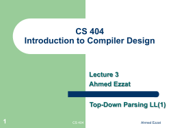 context-free Grammars, derivation and parse trees
