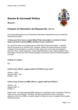 Record 1 - 5877 - Devon and Cornwall Police