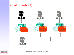 Credit Cards - Lessons Learned