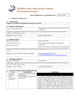 Support to the Program of Holistic Social