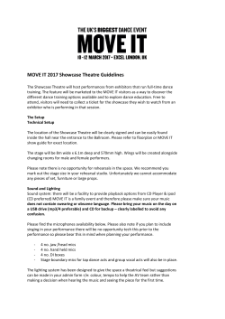 MOVE IT 2017 Showcase Theatre Guidelines
