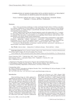 combinations of mood-stabilizers with