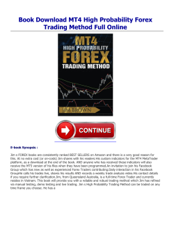 Book MT4 High Probability Forex Trading