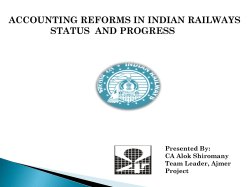 5.ACCOUNTING REFORMS IN INDIAN RAILWAYS