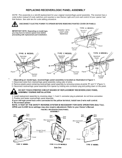 set receiver to match transmitter(s) code garage door