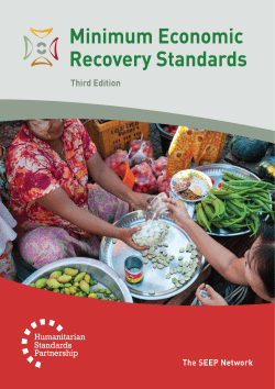 Minimum Economic Recovery Standards, Third Edition