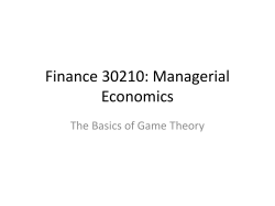 Introduction to Game Theory