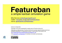 a simple kanban simulation game