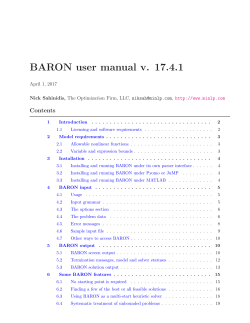 BARON user manual v. 17.4.1