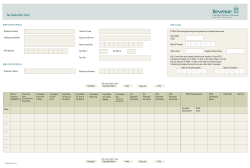 Tax Deduction Card - Weekly