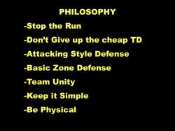 my Defensive Slideshow