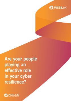 Are your people playing an effective role in your cyber