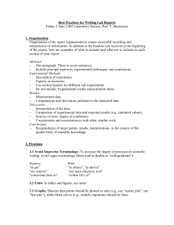Best Practices for Scientific Writing