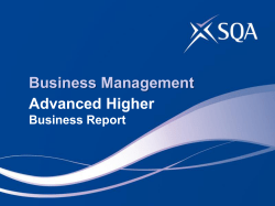 The business report