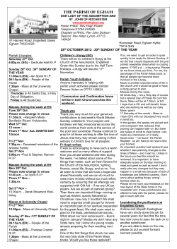 Parish of The Assumption of Our Lady, Englefield Green