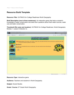 Resource Build Template