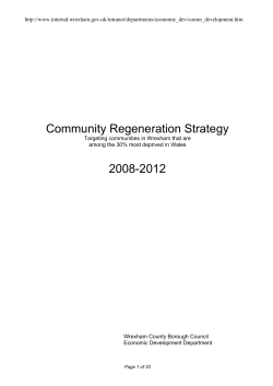 Community Regeneration Strategy