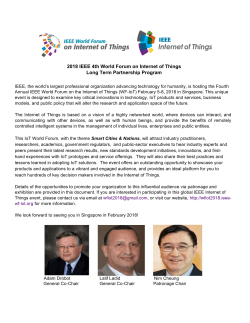 Patronage Package PDF - IEEE World Forum on Internet