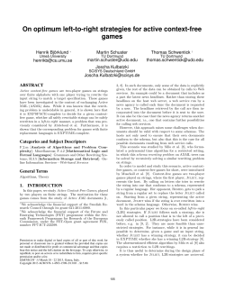 On optimum left-to-right strategies for active context