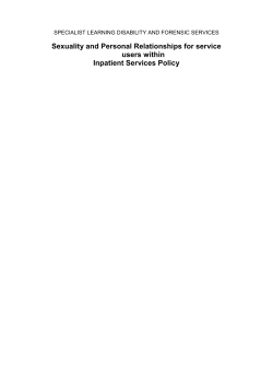 Specialist Learning Disability Services