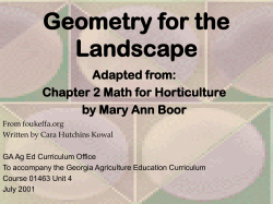 Geometry for the Landscape
