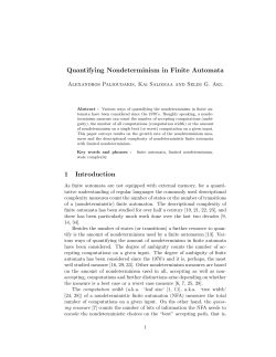 Quantifying Nondeterminism in Finite Automata