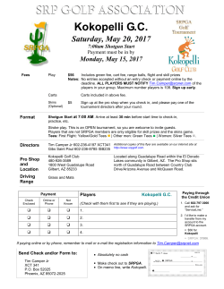 Kokopelli GC - SRP Golf Association
