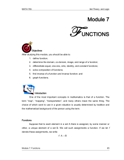 M7 Functions - CLSU Open University