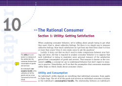 KW10_1_The rational consumer: utility