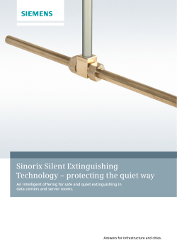 Sinorix Silent Extinguishing Technology - center