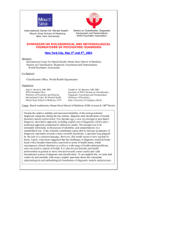 Symposium: Philosophical and Methodological Foundations of