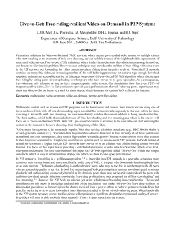 Free-riding-resilient Video-on-Demand in P2P Systems