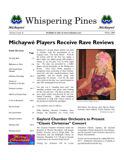 Michaywé Players Receive Rave Reviews