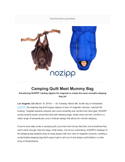 NOZIPP Press Release