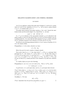 ef = [Kp : Qp] : P Op a. pOp = p