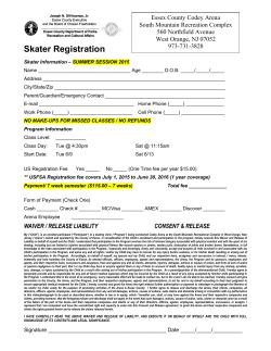 Skater Information