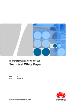 Huawe IT Transformation Solution Technical White