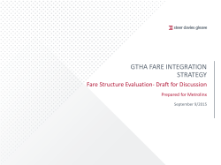 gtha fare integration strategy
