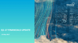 Q1 2017 Discussion Materials