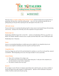 AIM of the Society Membership Cost Guests Competition Costs