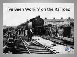 I`ve Been Workin` on the Railroad Powerpoint