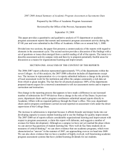 Programs which assessed a knowledge outcome